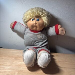 Cabbage Patch Girl Doll Short Blond Hair Vintage 1978 1982 (7)